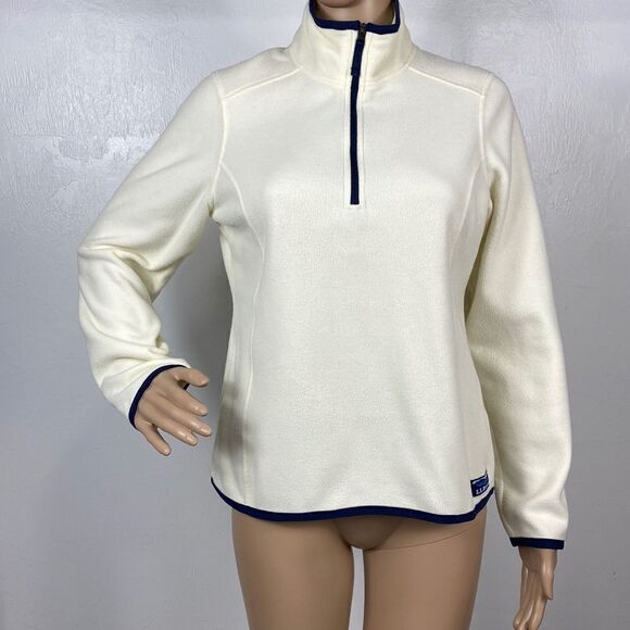 L.L. Bean Soft-Brushed Fitness Fleece Quarter-Zip Pullover Size SP - Picture 1 of 9